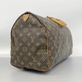 Louis Vuitton-Louis Vuitton Monogram Speedy 40 Handbag-Brown