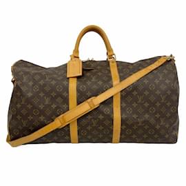 Louis Vuitton-Louis Vuitton Monogram Keepall Bandouliere 60-Brown
