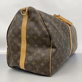 Louis Vuitton-Louis Vuitton Monogram Keepall Bandouliere 60-Brown