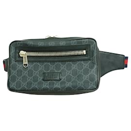 Gucci-Gucci Waist Bag GG Supreme 474293-Black