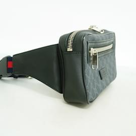 Gucci-Gucci Waist Bag GG Supreme 474293-Black