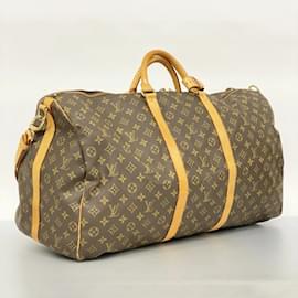 Louis Vuitton-Louis Vuitton Boston Bag Monogram Keepall Bandouliere 60-Brown