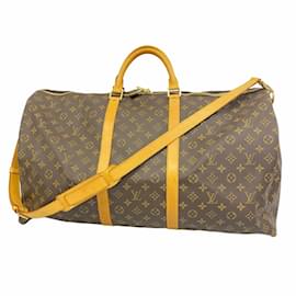 Louis Vuitton-Louis Vuitton Monogram Keepall Bandouliere 60-Brown