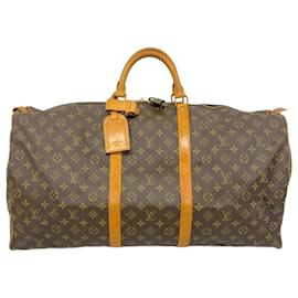 Louis Vuitton-Louis Vuitton Boston Bag Monogram Keepall 60-Brown