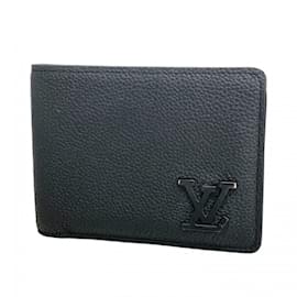 Louis Vuitton-Louis Vuitton Black Bi-Fold Wallet-Black