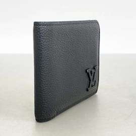 Louis Vuitton-Louis Vuitton Black Bi-Fold Wallet-Black