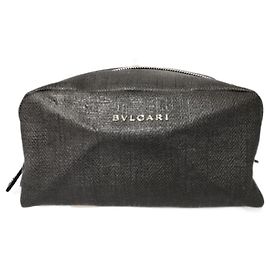 Autre Marque Bvlgari Weekend Toiletry/Make up Pouch Black Black