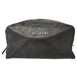 Autre Marque-Bvlgari Weekend Toiletry/Make up Pouch Black-Black