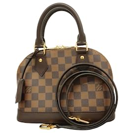 Louis Vuitton-Louis Vuitton Damier Alma BB Handbag-Damier ebene