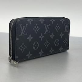 Louis Vuitton-Louis Vuitton Long Wallet Monogram Eclipse-Brown,Black