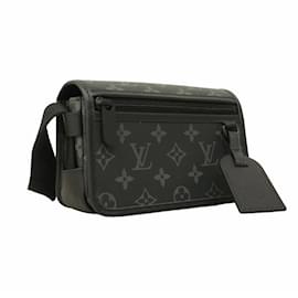 Louis Vuitton-Louis Vuitton Monogram Eclipse Bosphore Shoulder Bag-Black