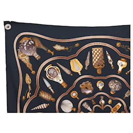 Hermès-HERMES SCARF NO MATTER THE BOTTLE AS LONG AS WE HAVE THE INTOXICATION SILK SCARF-Black