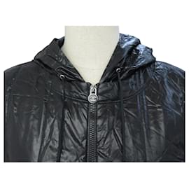 Chanel-CHANEL QUILTED DOWN JACKET P43462V31559 L 44 IT 40 FR BLACK JACKET-Black