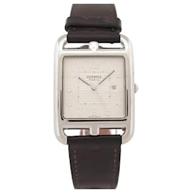 Hermès-MONTRE HERMES CAPE COD SIMPLE TOUR TGM CC2.710 40 MM QUARTZ +BOITE WATCH-Argenté