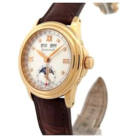 Blancpain-BLANCPAIN LEMAN MOONPHASE 2360-3691A 33MM AUTOMATIC 18K GOLD WATCH-Golden