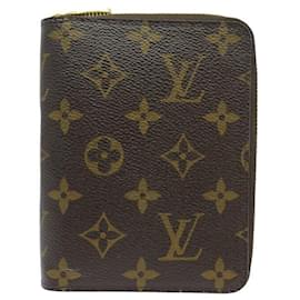 Louis Vuitton-NEW LOUIS VUITTON ZIPPY ORGANIZER PASSPORT HOLDER MONOGRAM WALLET-Brown