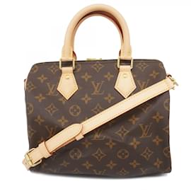 Louis Vuitton-Louis Vuitton Monogram Speedy Bandouliere 25 Handbag-Brown