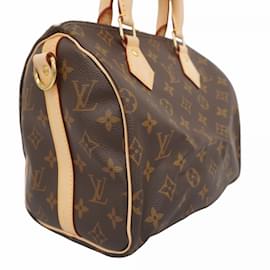 Louis Vuitton-Louis Vuitton Monogram Speedy Bandouliere 25 Handbag-Brown