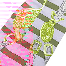 Hermès-Hermes Twilly BRIDES de GALA Scarf-Pink,Red,Multiple colors
