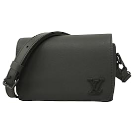 Louis Vuitton-Louis Vuitton Shoulder Bag LV Aerogram Fast Line Wearable Wallet M82085 Noir-Black