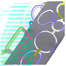 Hermès-Hermes Twilly Do Re Boucles Scarf-White,Multiple colors,Green