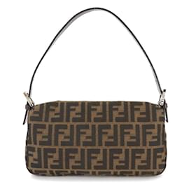 Fendi-Sac à bandoulière Fendi Zucca Mamma Baguette-Marron