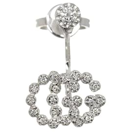 Gucci-Gucci GG Running Diamond Stud Earrings-Other