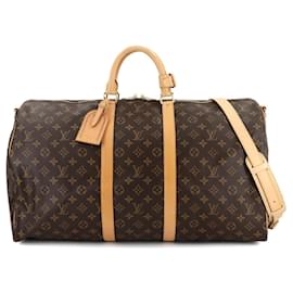 Louis Vuitton-Louis Vuitton Monogram Keepall Bandouliere 55-Monogram