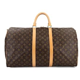 Louis Vuitton-Louis Vuitton Monogram Keepall Bandouliere 55-Monogram