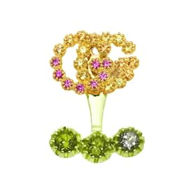 Gucci-Gucci GG Running Drop Earrings in 18K Yellow Gold with Sapphire-Yellow