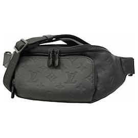 Louis Vuitton-Louis Vuitton Monogram Shadow Rush Bum Bag-Black