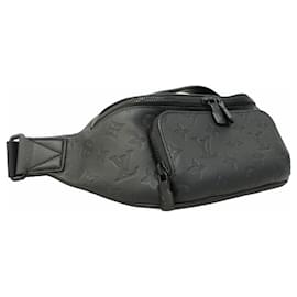 Louis Vuitton-Louis Vuitton Monogram Shadow Rush Bum Bag-Black