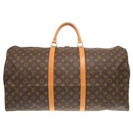 Sac Boston Monogram Keepall 60 Louis Vuitton Marron Monogramme