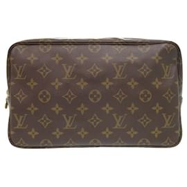 Louis Vuitton-Louis Vuitton True Toilet 28 Monogram Pouch-Brown,Monogram