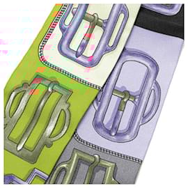 Hermès-Hermes Twilly Attelage Buckle Scarf-Multiple colors,Orange