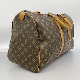 Louis Vuitton-Louis Vuitton Monogram Keepall 45 Boston Bag-Brown
