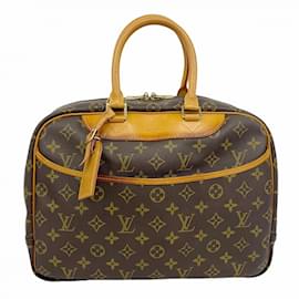 Louis Vuitton-Louis Vuitton Monogram Deauville Handbag-Brown