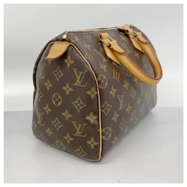 Louis Vuitton-Louis Vuitton Monogram Speedy 25 Handbag-Brown