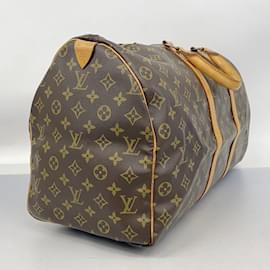 Louis Vuitton-Louis Vuitton Boston Bag Monogram Keepall 50-Brown