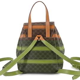 Céline-Celine Macadam Pattern Backpack-Brown
