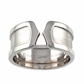 Cartier-Cartier 2C Band Ring in 18K White Gold-Other
