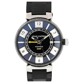 Louis Vuitton-Relógio masculino Louis Vuitton Tambour GMT Q113K-Outro