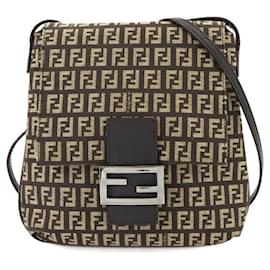 Fendi-Sac à épaule Fendi Zucchino-Marron
