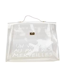 Hermès-Sac à main Hermes Vinyl Kelly Wonderland Journey-Autre