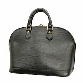 Louis Vuitton-Louis Vuitton Epi Alma Handbag in Noir-Black