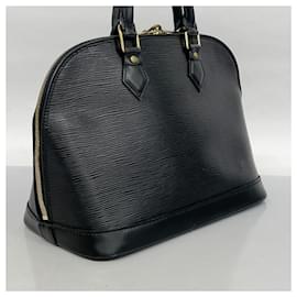 Louis Vuitton-Louis Vuitton Epi Alma Handbag in Noir-Black