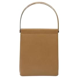 Cartier-CARTIER Trinity Hand Bag Leather Beige Auth EC1024-Beige