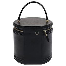 Louis Vuitton-LOUIS VUITTON Epi Cannes Hand Bag Black M48032 LV Auth fm4486-Black