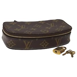 Louis Vuitton-LOUIS VUITTON Monogram Posh Monte Carlo Jewelry Box M47350 LV Auth sw175-Monogram