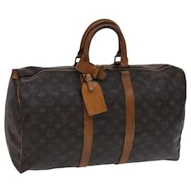 Louis Vuitton-LOUIS VUITTON Monogram Keepall 45 Boston Bag M41428 LV Auth EC485-Monogram